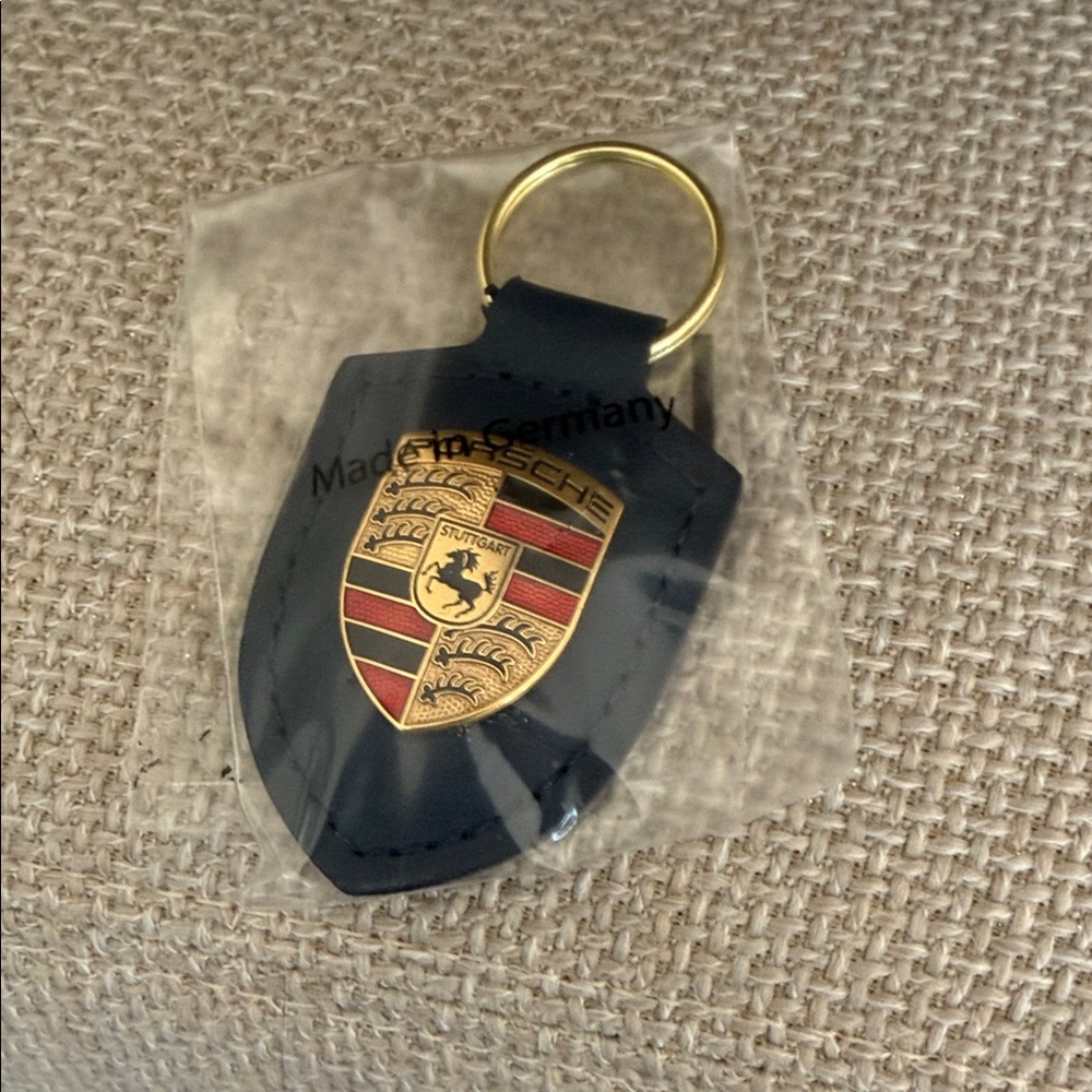 Porsche  navy  Key chain NIP